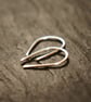 Simple Sterling Silver Petit Loop Earrings - Image 1