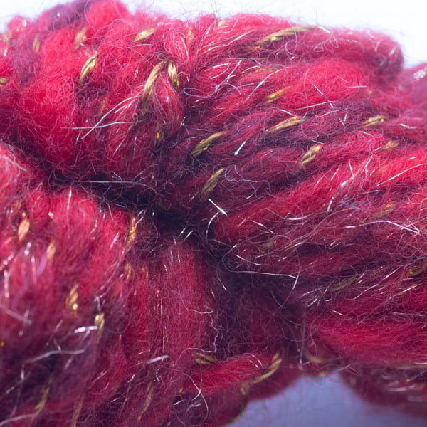 Hand spun Art Yarn Skein