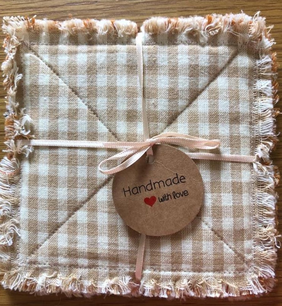 Heatproof Cotton Square Coasters