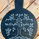 Bespoke slate family tree