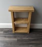 Handmade Rustic Wooden Sofa Side Table: Farmhouse Decor Book Shelf Unit - Image 10