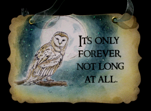 IT'S ONLY FOREVER - Vintage The Labyrinth Sign - Decoration - David Bowie