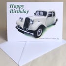 Citroen Traction Avant 1951 - Birthday, Anniversary, Retirement or Plain Card