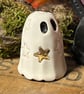 Small Ceramic gold star ghost golden ghoulie - Image 3