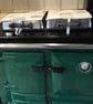 Pair of Old 212S Series Rayburn Hob Lid Mat Pad Covers 2 x Hens Chickens - Image 9