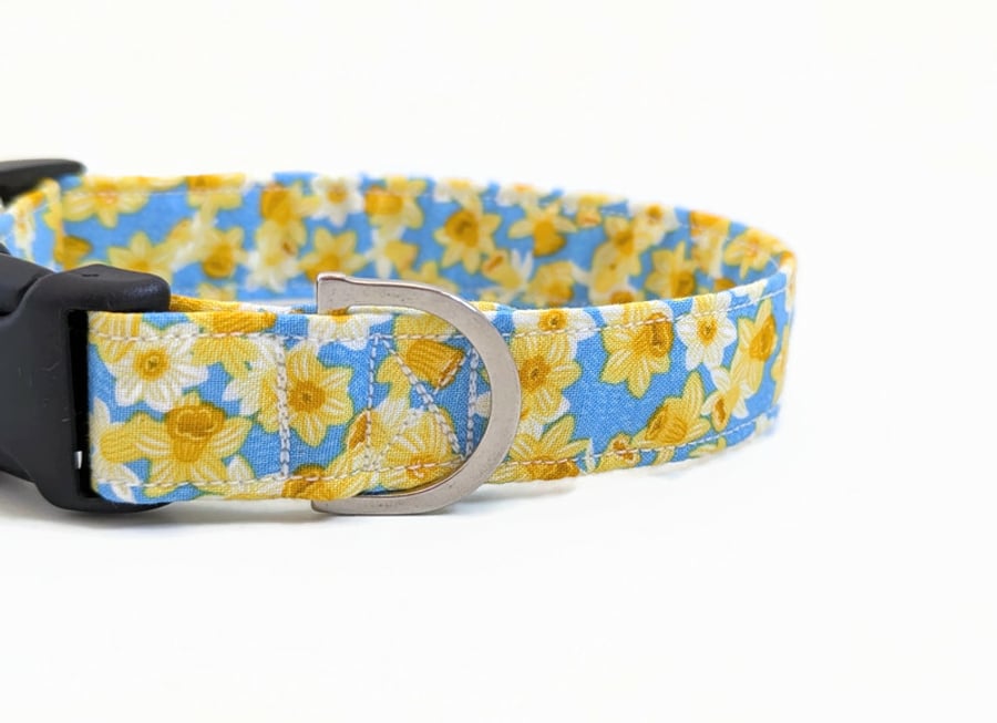 Daffodil Dog Collar, Dog Lead, Girl Dog Collar