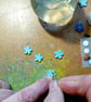 Forget Me Not Pin, Handmade Bereavement Gift, Dementia Awareness Badge, Miss You - Image 9