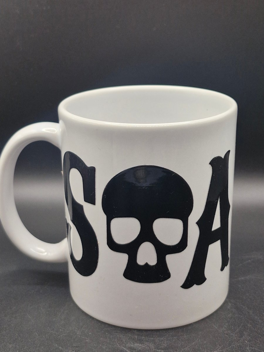 New Son's of Anarchy Mug Jax Biker Life Fan Art SOA Tv Series Logo
