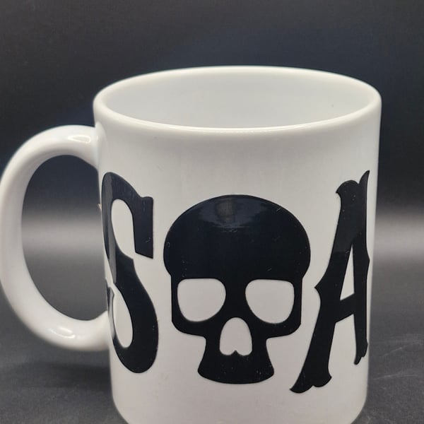 New Son's of Anarchy Mug Jax Biker Life Fan Art SOA Tv Series Logo
