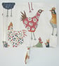 Pair of Old 212S Series Rayburn Hob Lid Mat Pad Covers 2 x Hens Chickens - Image 4
