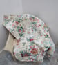 English Summer Floral Cotton Patchwork Lap Quilt - Image 1