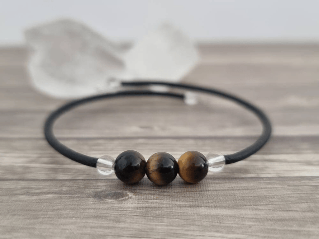 Tiger Eye Memory Wire Bracelet