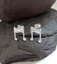 Sterling Silver Musical Note Studs - Image 2