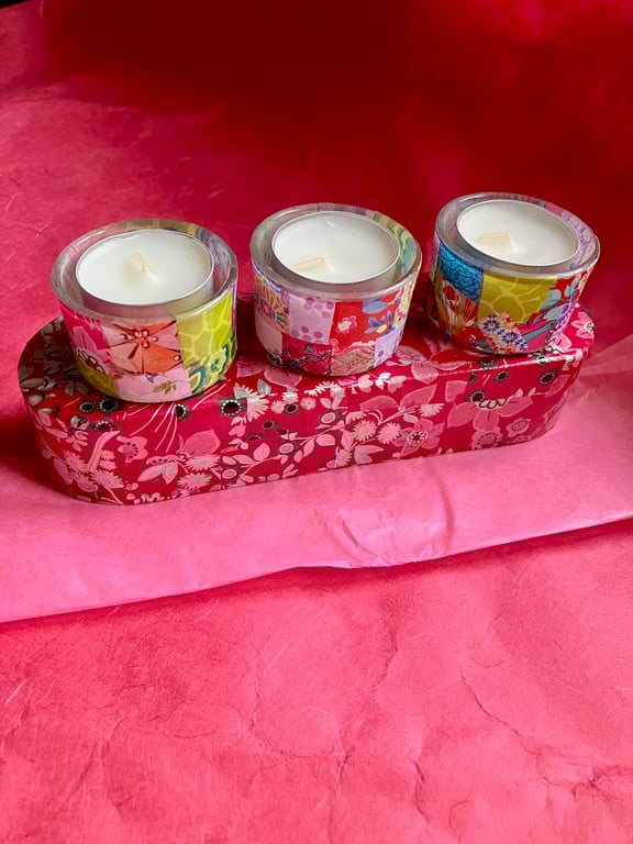 Candle gift set in decorated box