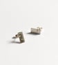 Measured earrings, tape measure ear studs, seamstress - Image 2