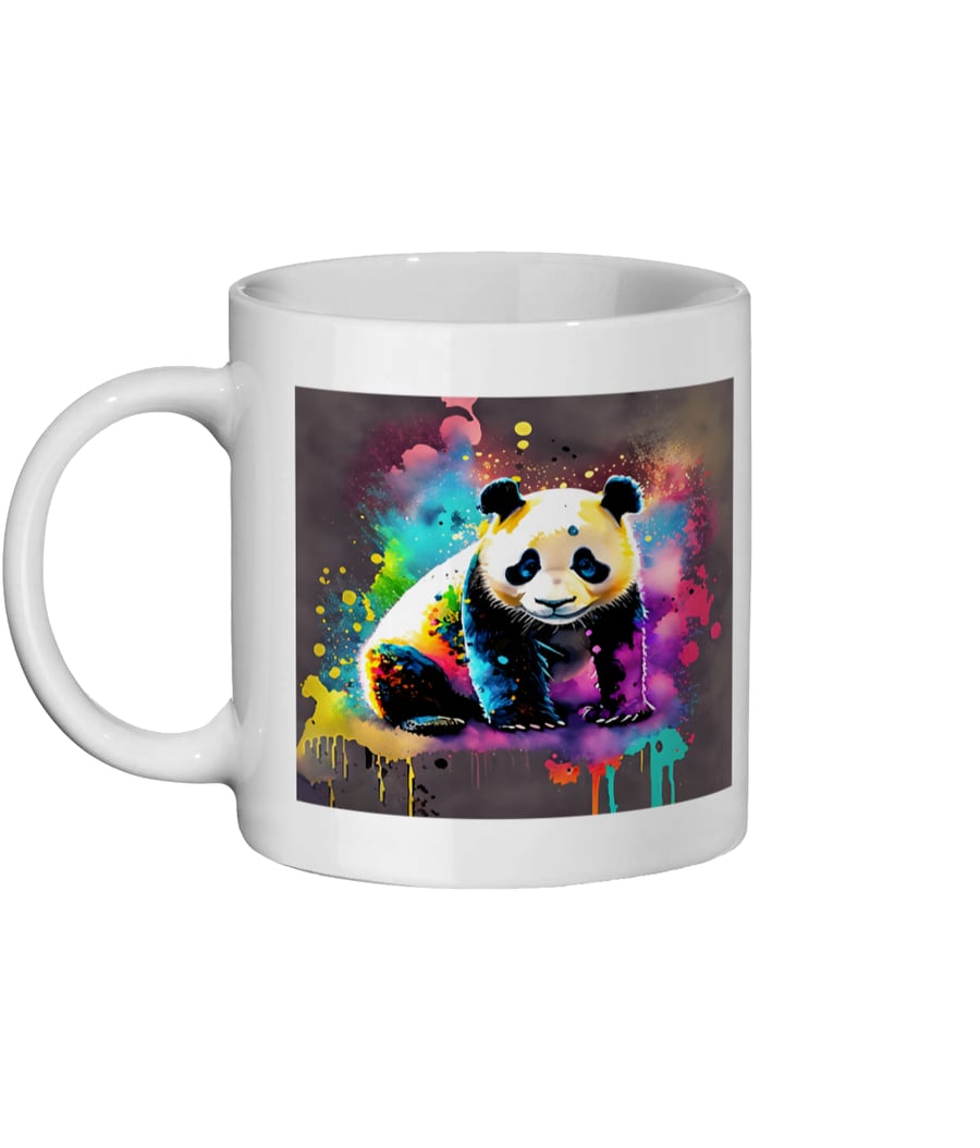 Watercolour Panda 1 - Bright, Vivid Wildlife Mug