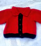Knitted Chunky Jacket with a Collar for a Child, Child's Jacket, Winter Jacket - Image 7
