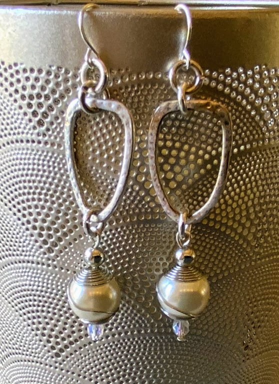    Perfectly Imperfect Wedding Style Earrings