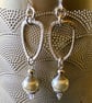    Perfectly Imperfect Wedding Style Earrings - Image 1