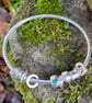 Silver and opal bangle  No Worries Bangle - Image 5