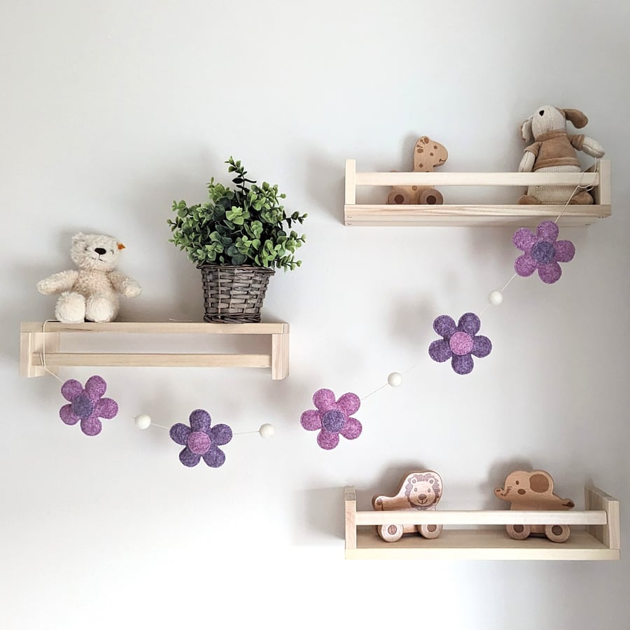 Daisy Flower Nursery Garland Bunting