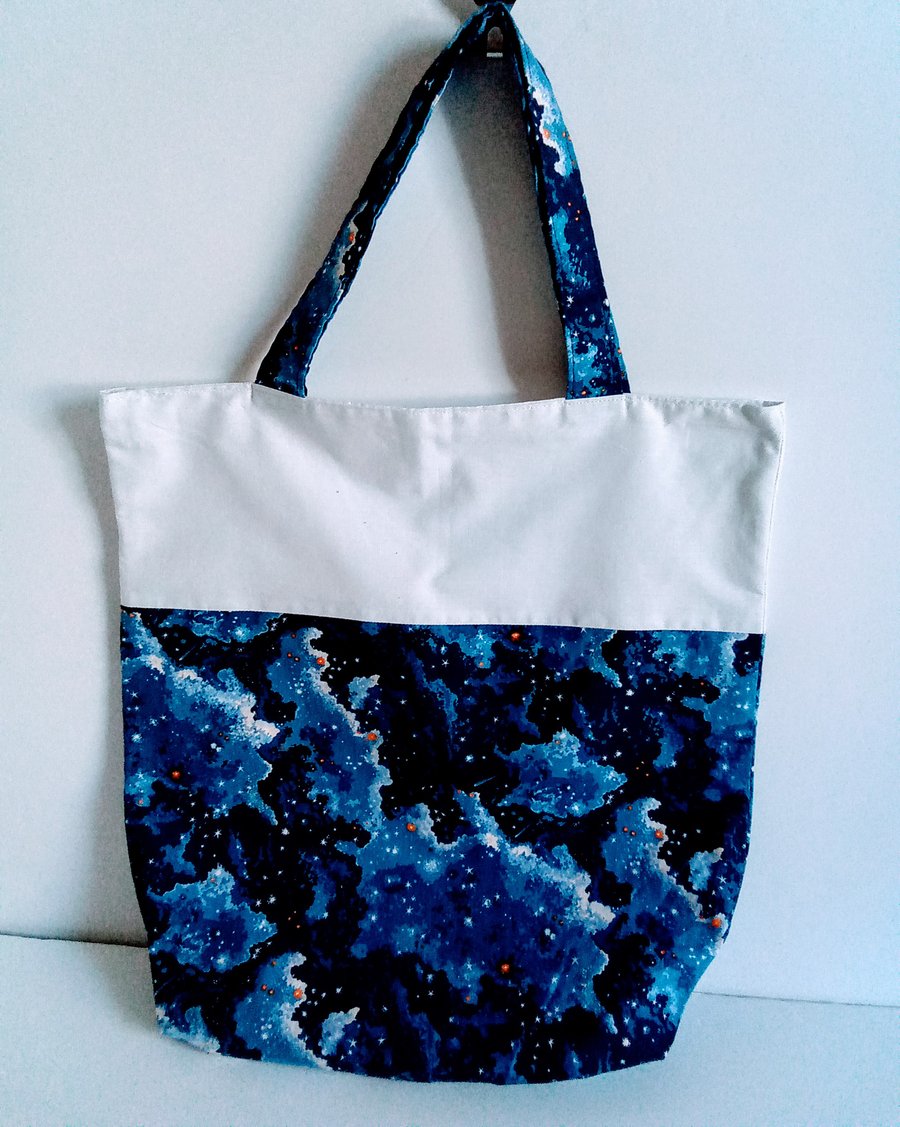 Bag, Shopping bag, cloth bag, fabric bag, tote bag, grocery bag, galaxy