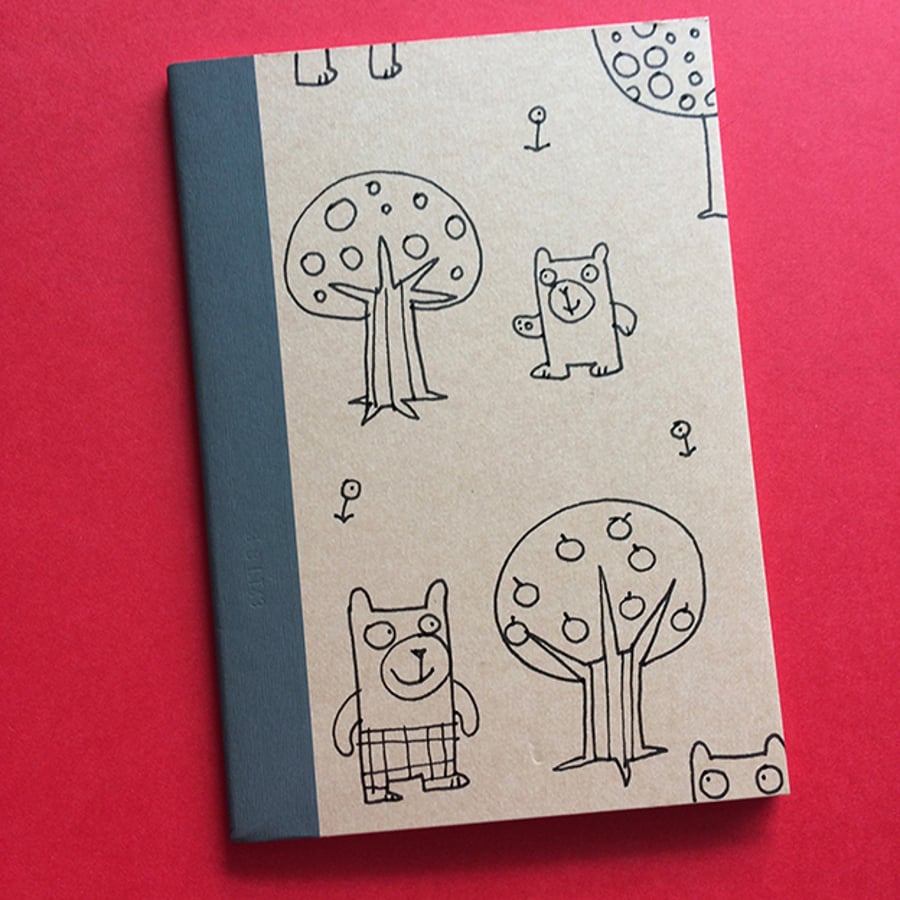 SOLD Unique hand decorated notebook by Jo Brown