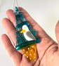Fused glass seagull sea themed Christmas tree  - Image 3