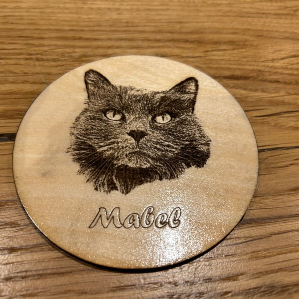 Cat Coasters Personalised