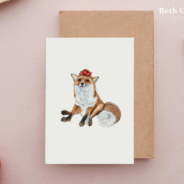 Fox Birthday Card - Birthday Cards, Cute Birthday Card, Birthday Cards Fox