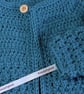 Baby Cardigan Hat and Booties, New Baby Gift Set,  - Image 7
