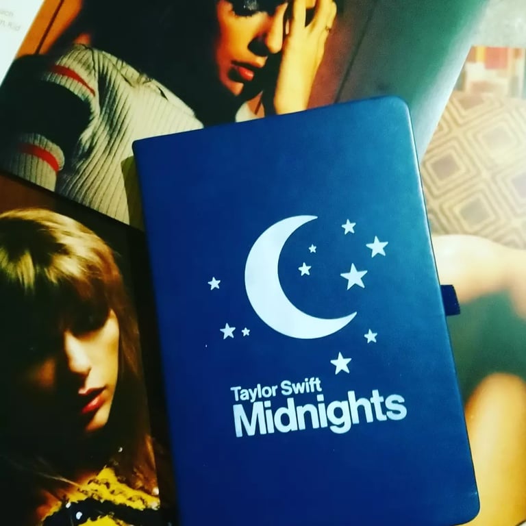 Midnights Taylor Swift inspired A5 notebook