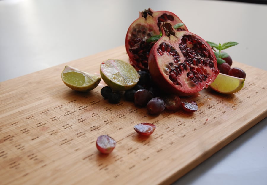 Periodic Table - Chopping & Cheese Board - Science - Geeky