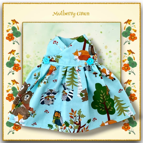 Forest Friends Cross Over Front Dress
