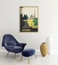 Viena retro travel poster, Vienna city art print, Austria travel poster - Image 4