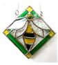 Bee Framed Stained Glass Suncatcher Tile 004 - Image 4