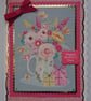 3D Luxury Handmade Card Happy Mother's Day Pretty Jug of Flowers with Presents - Image 1