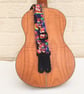 1 inch Wide Adjustable Ukulele Strap with Evil Clowns - Image 1