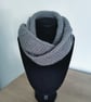 Soft Hand-knitted Grey Scarf  - Image 2