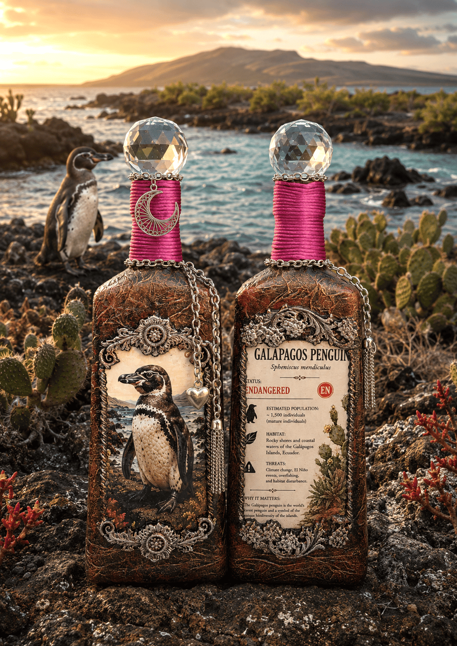 Galapagos Penguin Conservation Bottle