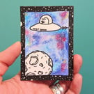 Chep 3000.Original ACEO watercolour and ink painting