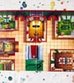 Cluedo Game Board Cut for Coasters - No Varnish or Backing - Super Seconds - Image 2