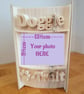 Doggie Paw-Trait Photo Frame CUT & FOLD Book Folding Pattern-EMAILED PDF PATTERN - Image 1