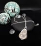 Sterling Silver 925 White Seaham Seaglass Pendant Full Hallmark - Image 4