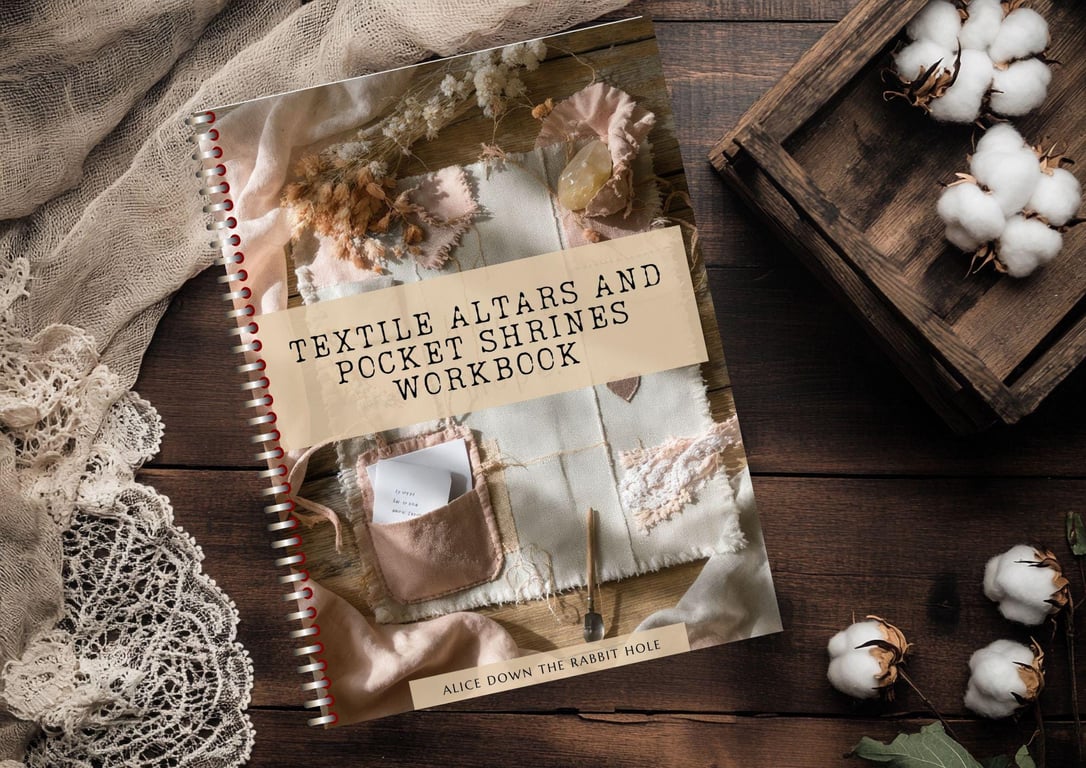 Slow Stitching: Textile Altars and Pocket Shrines Workbook