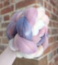 Hand Dyed Targhee Top 102g Spinning Fibre - Petal - Image 7