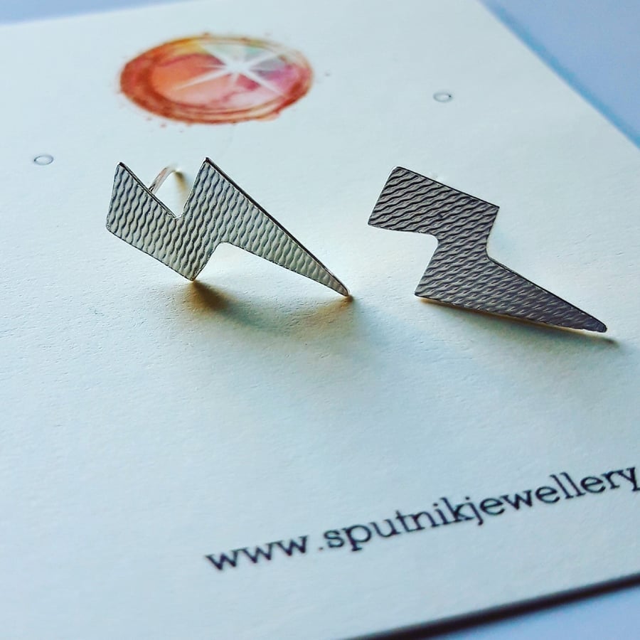 Lightning Bolt Studs