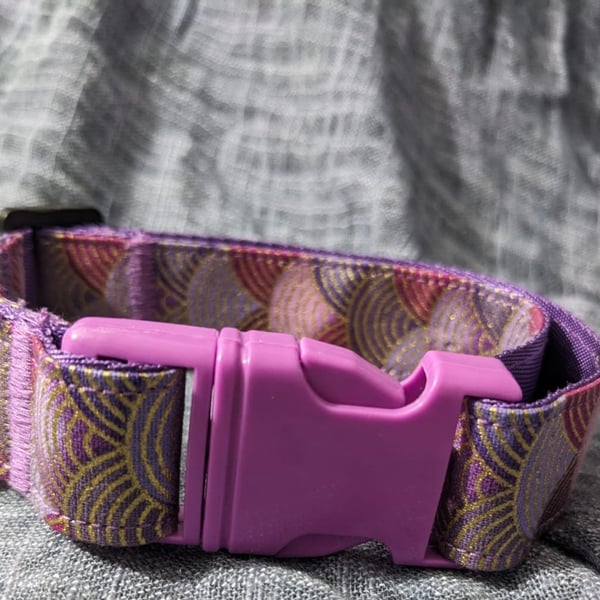 Golden Wave Dog Collar – Medium (14–18")