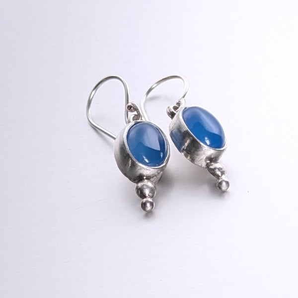 Blue Onyx earrings