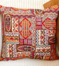 Scatter Cushion with Pad: Tapestry Africa design Gold reverse 17"(43cm) - Image 2